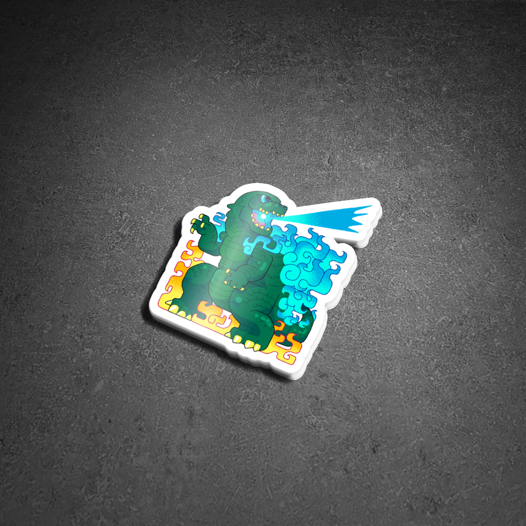 Kaiju Vinyl Sticker