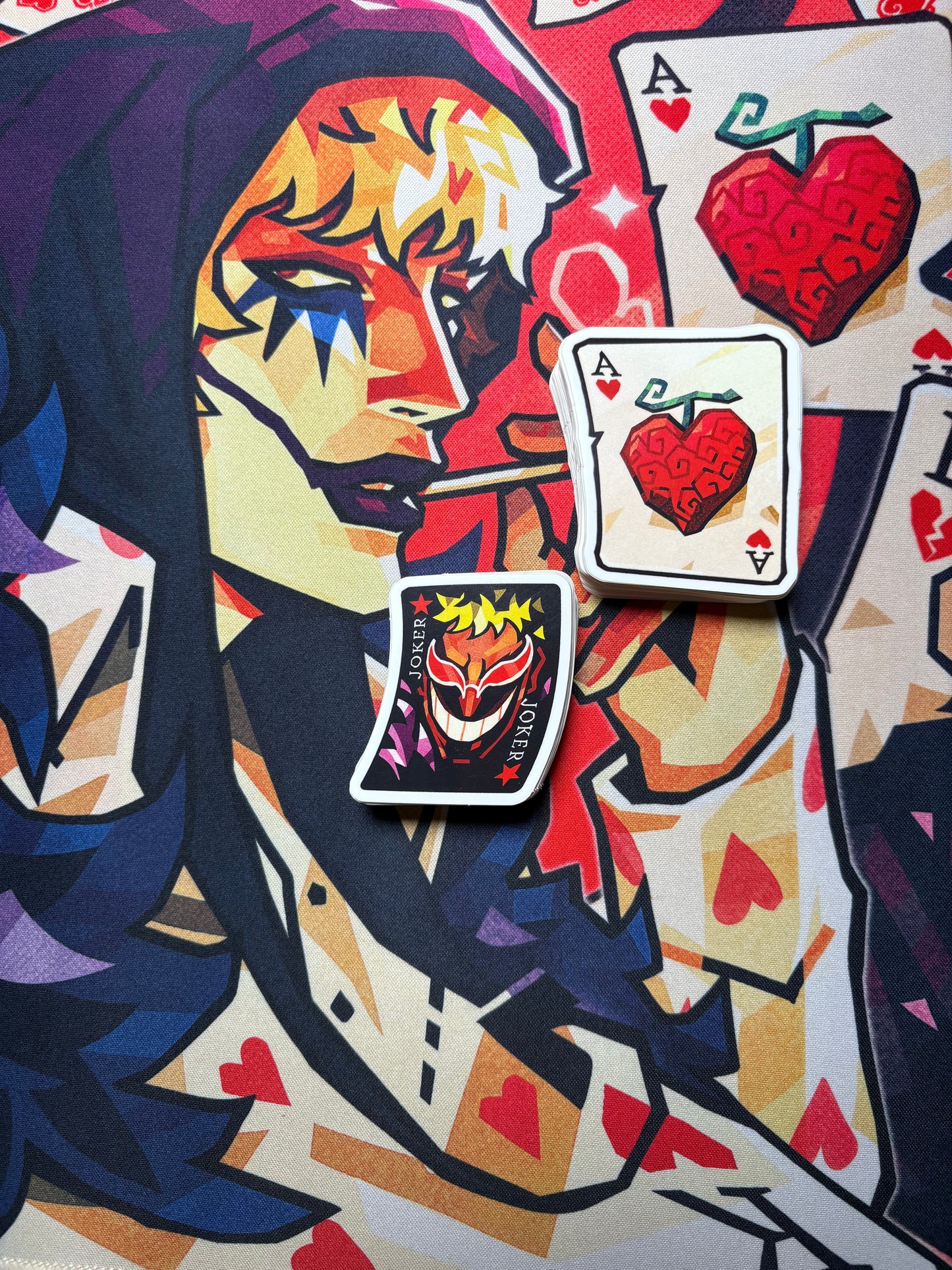 Ace of Hearts Vinyl Sticker
