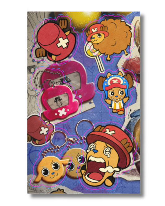 Cotton Candy Vinyl Sticker Sheet