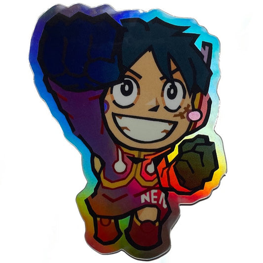 Rocket Holographic Sticker