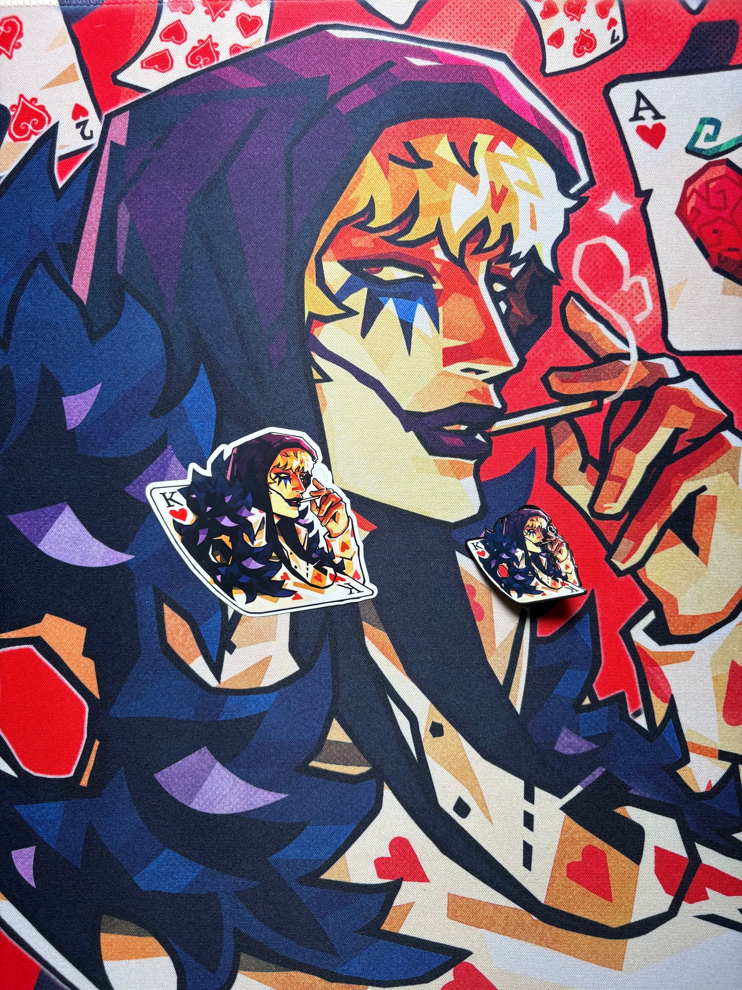 King of Hearts Vinyl Sticker