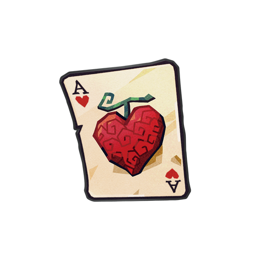 Ace of Hearts Card Pin