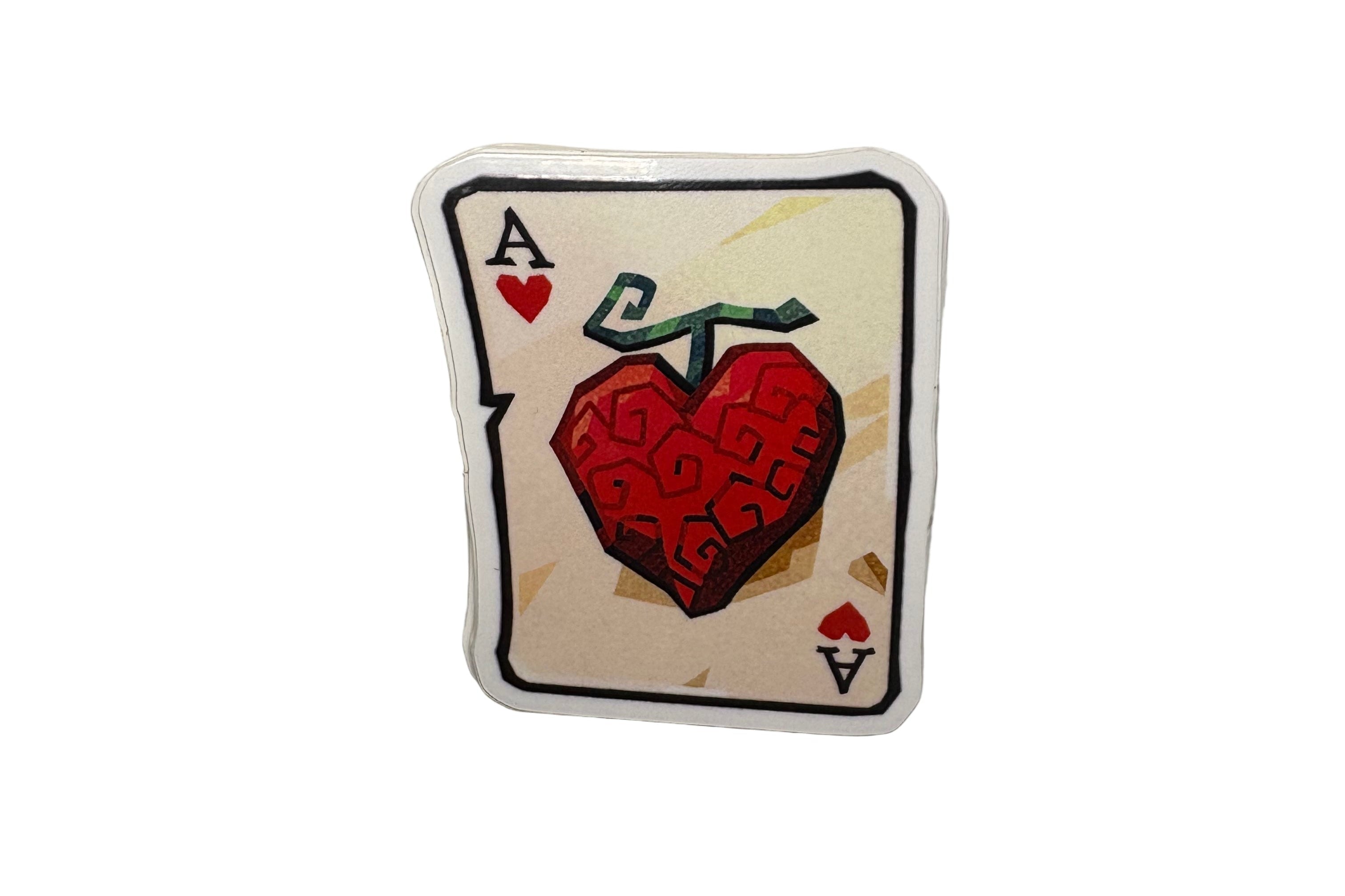 Ace of Hearts Vinyl Sticker – Nen Garden