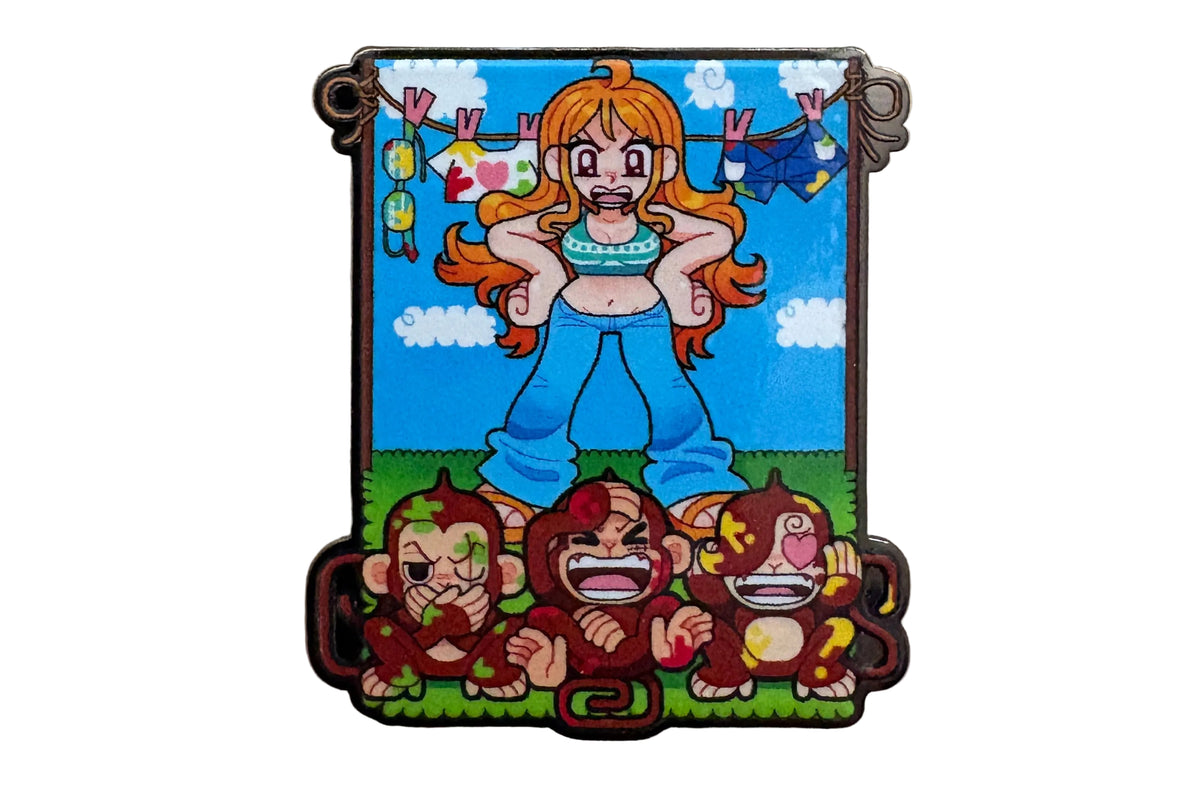 Monkey Mayhem Pin