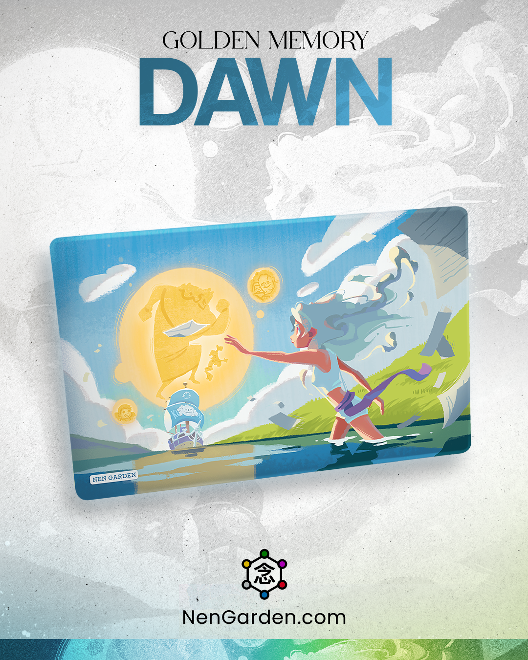 Golden Memory Playmat