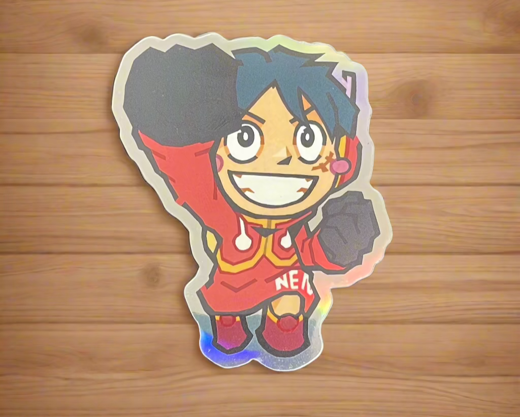 Rocket Holographic Sticker