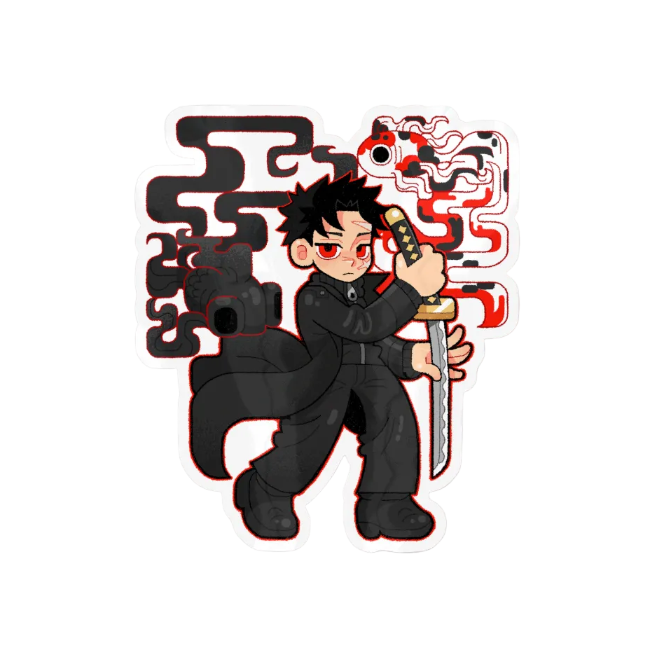 Bachi Vinyl Sticker