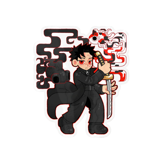 Bachi Vinyl Sticker
