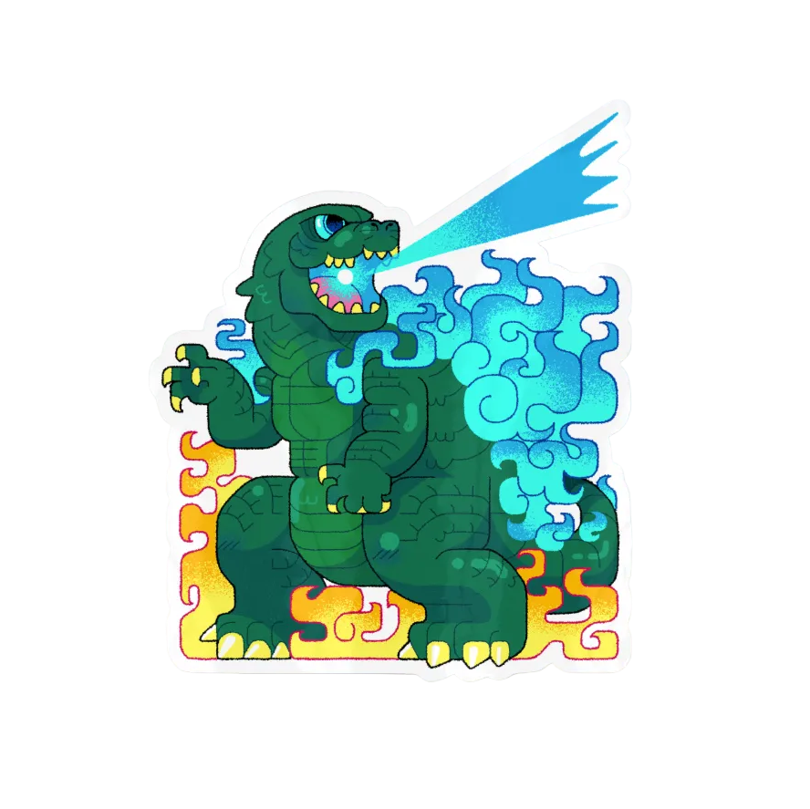 Kaiju Vinyl Sticker