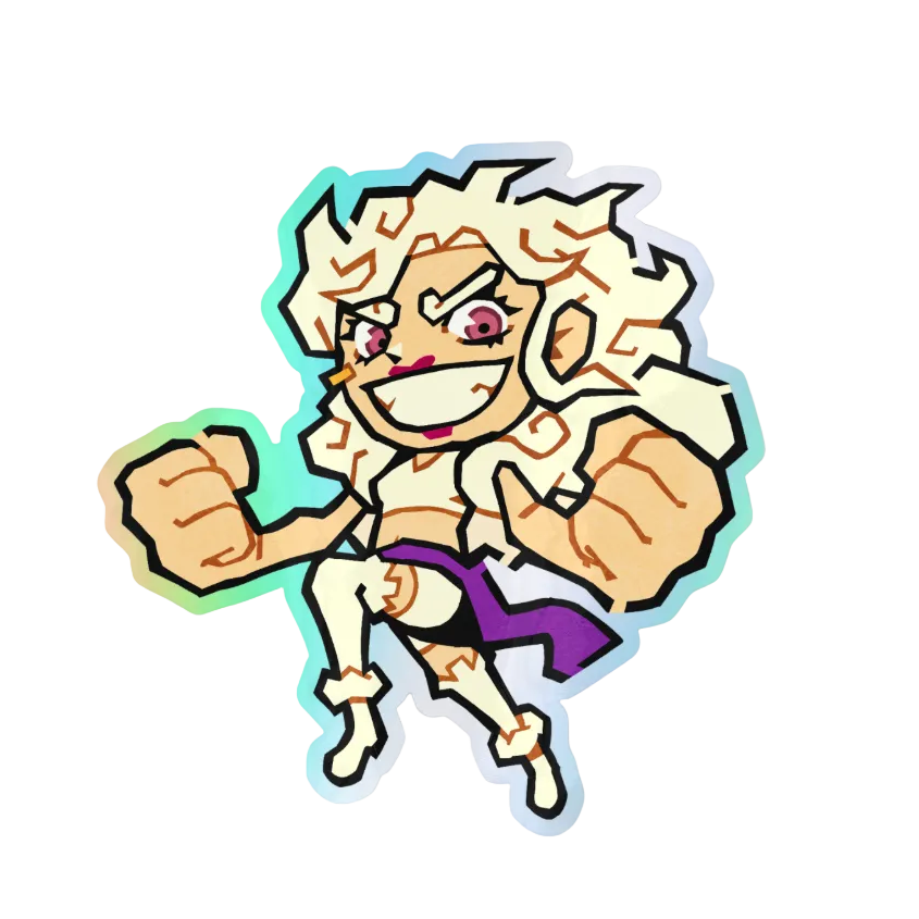Sun Goddess Holographic Sticker