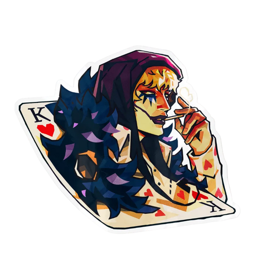 King of Hearts Vinyl Sticker