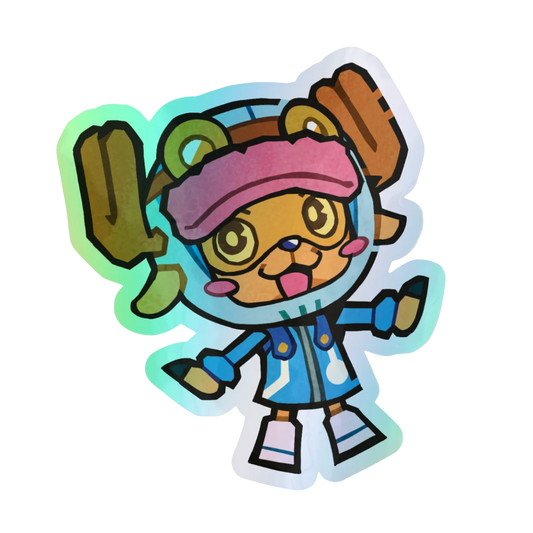 Doctor Holographic Sticker